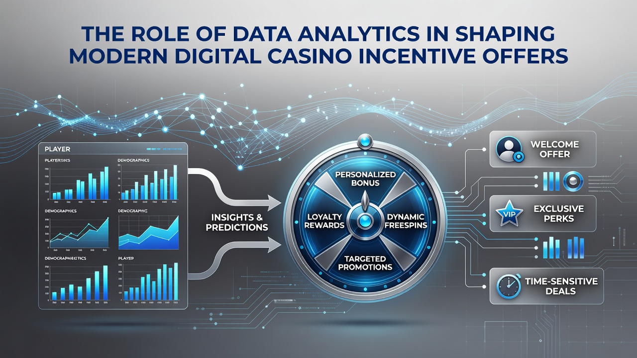 Analytics team reviewing casino incentive performance charts on multiple screens